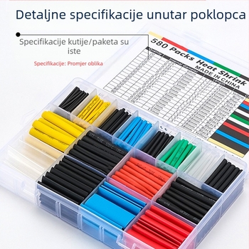 Cijev toplinskog skupljanja s vodootpornom izolacijom za kabelske i podatkovne kablove (PP; za popravak strojeva)