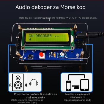 Core Storm CW Morseov dekoder — komplet dijelova za praksu zavarivanja PCB ploča