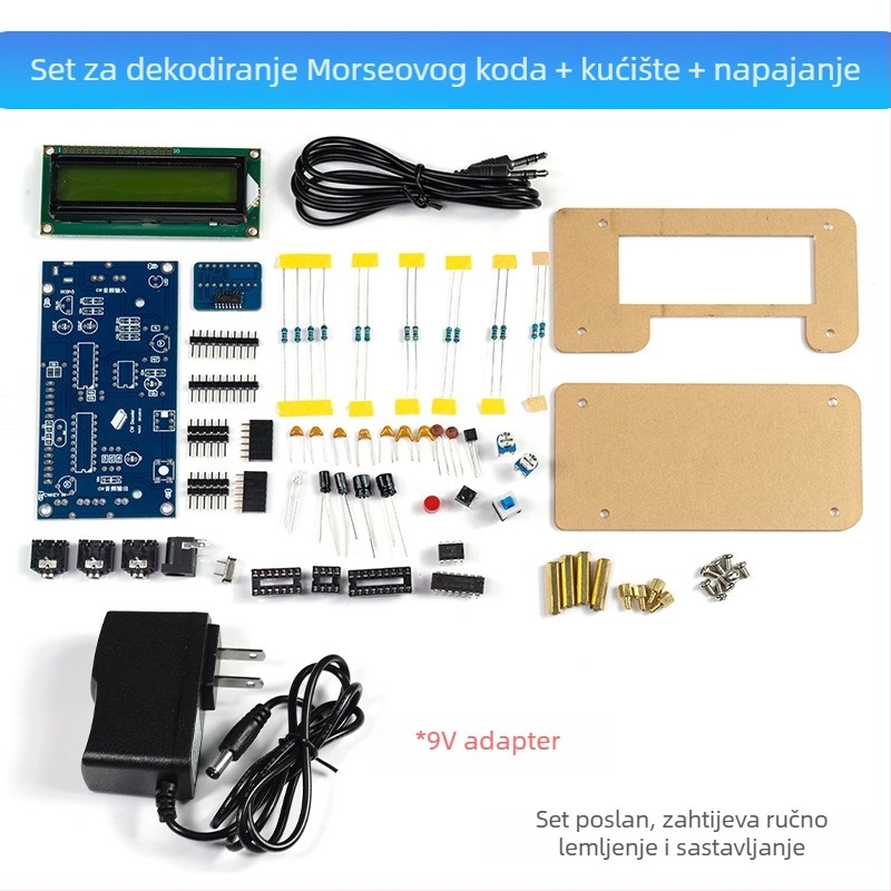 Core Storm CW Morseov dekoder — komplet dijelova za praksu zavarivanja PCB ploča