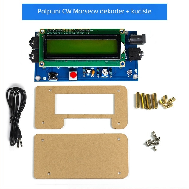Core Storm CW Morseov dekoder — komplet dijelova za praksu zavarivanja PCB ploča