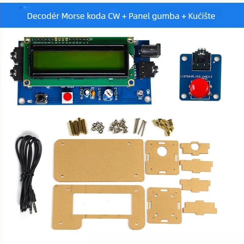 Core Storm CW Morseov dekoder — komplet dijelova za praksu zavarivanja PCB ploča