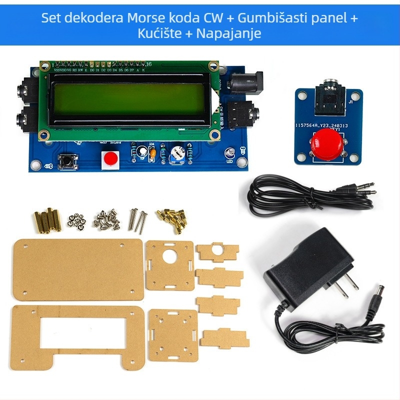 Core Storm CW Morseov dekoder — komplet dijelova za praksu zavarivanja PCB ploča