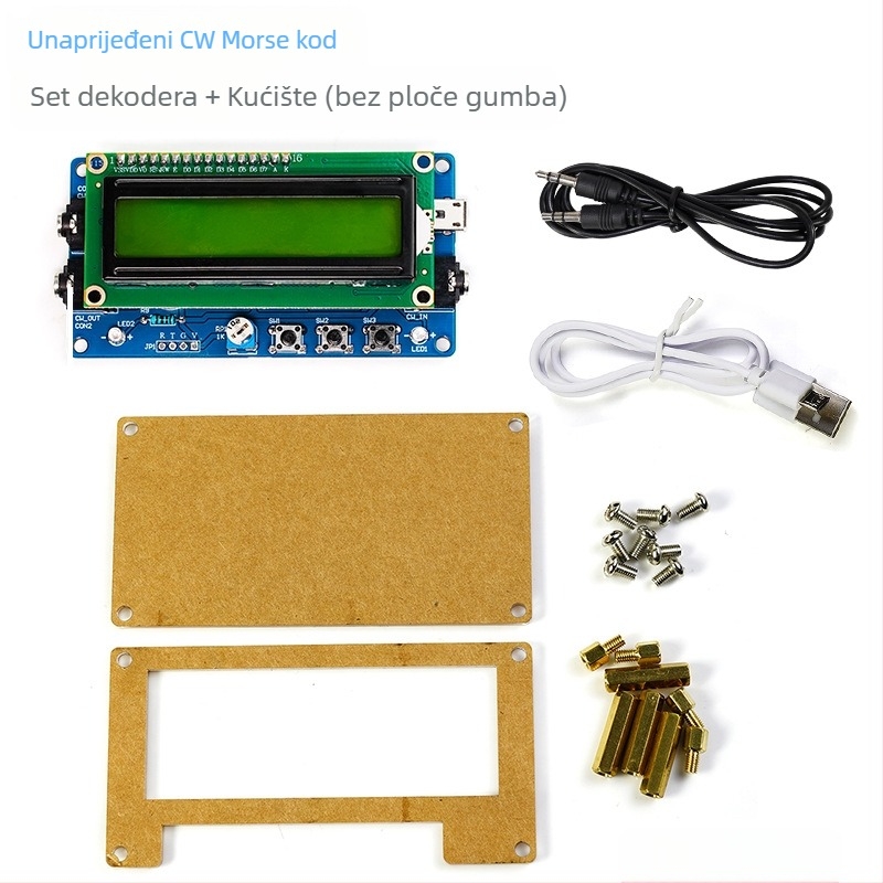 Core Storm CW Morseov dekoder — komplet dijelova za praksu zavarivanja PCB ploča