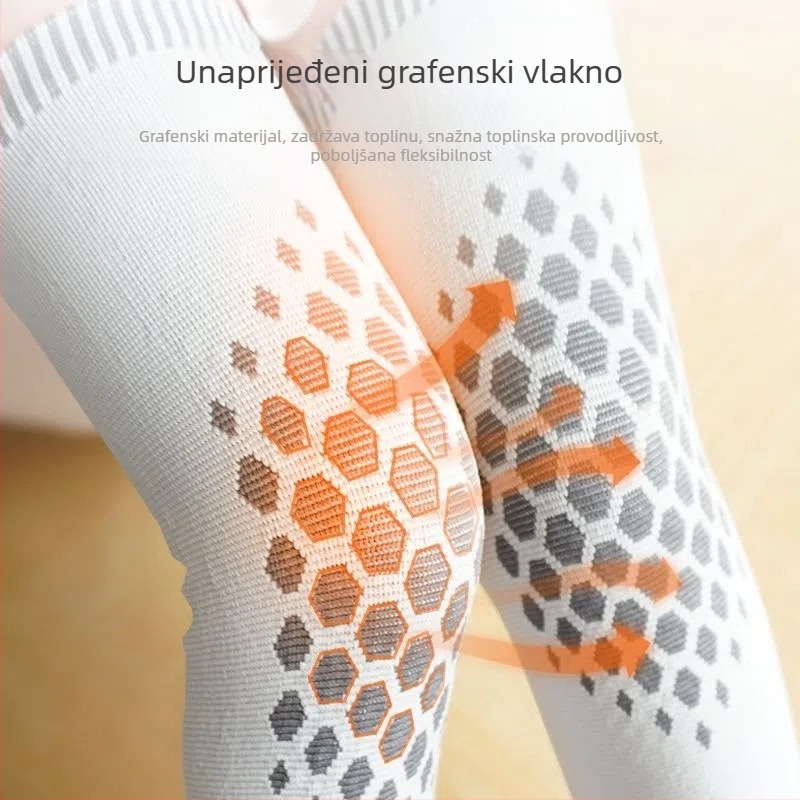 Štitnici koljena s vlastitim grijanjem, najlon, kratak model, infracrveno grijanje
