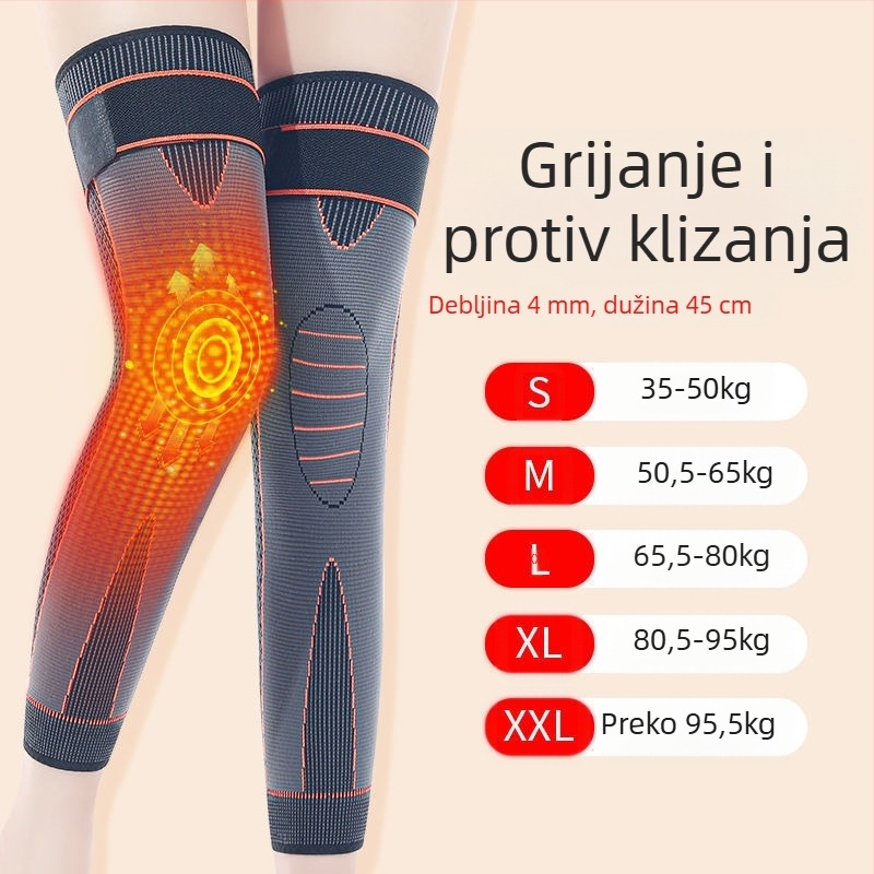 Štitnici koljena s vlastitim grijanjem, najlon, kratak model, infracrveno grijanje