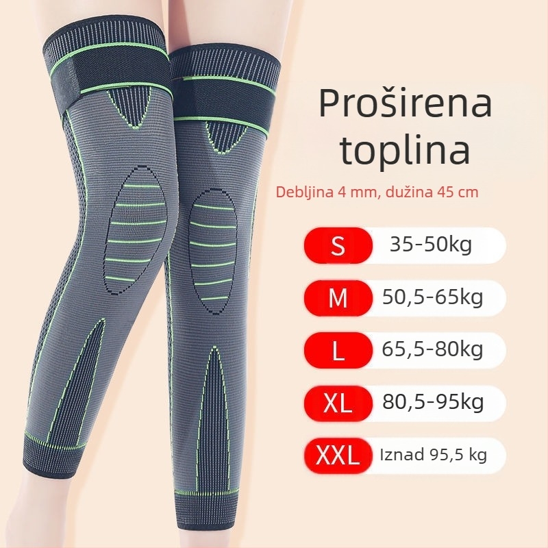 Štitnici koljena s vlastitim grijanjem, najlon, kratak model, infracrveno grijanje