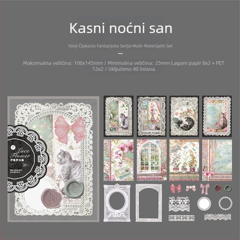 DIY set pribora za torbe – akrilni elementi, barokni oznake za ukrase, Marka: Other; Bez prilagodbe; Ručni rad: Drugo; IP odobrenje: Ne