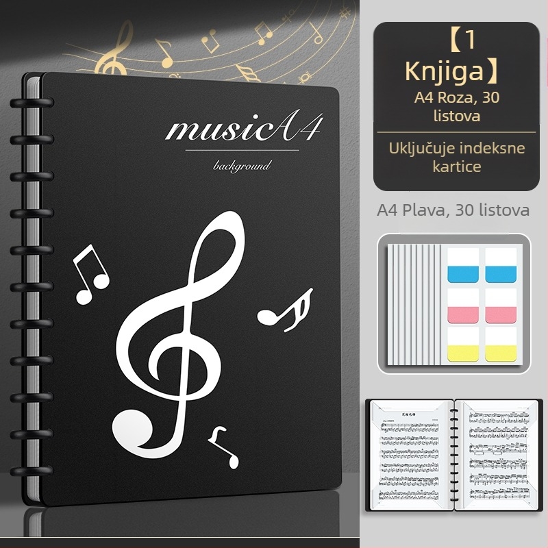 Folder za note – model XWS-LPJ01-0812, Materijal: plastika.