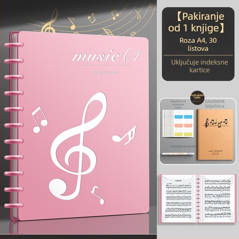 Folder za note – model XWS-LPJ01-0812, Materijal: plastika.