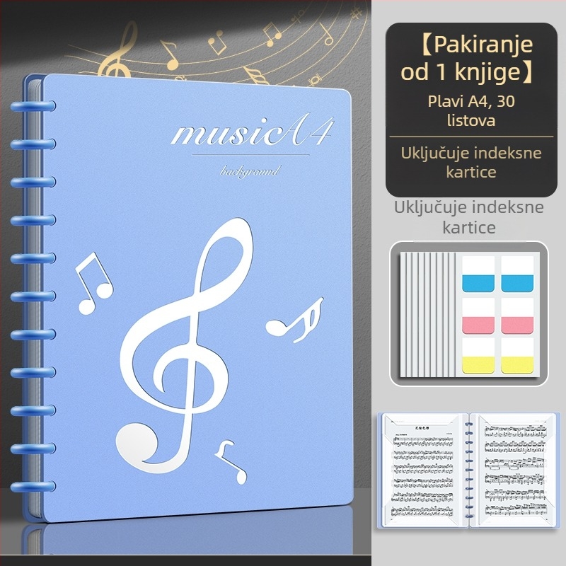 Folder za note – model XWS-LPJ01-0812, Materijal: plastika.