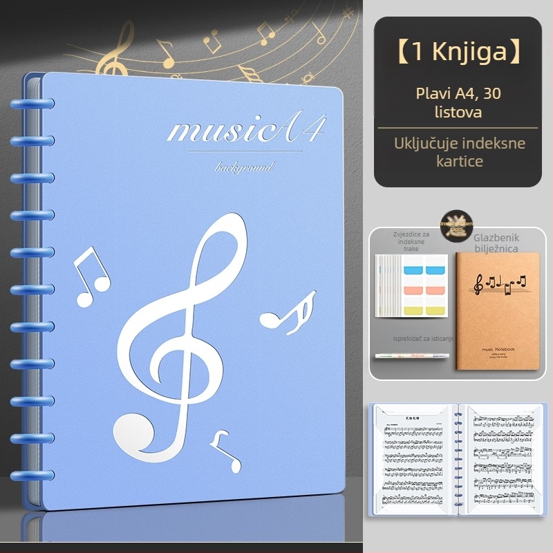 Folder za note – model XWS-LPJ01-0812, Materijal: plastika.