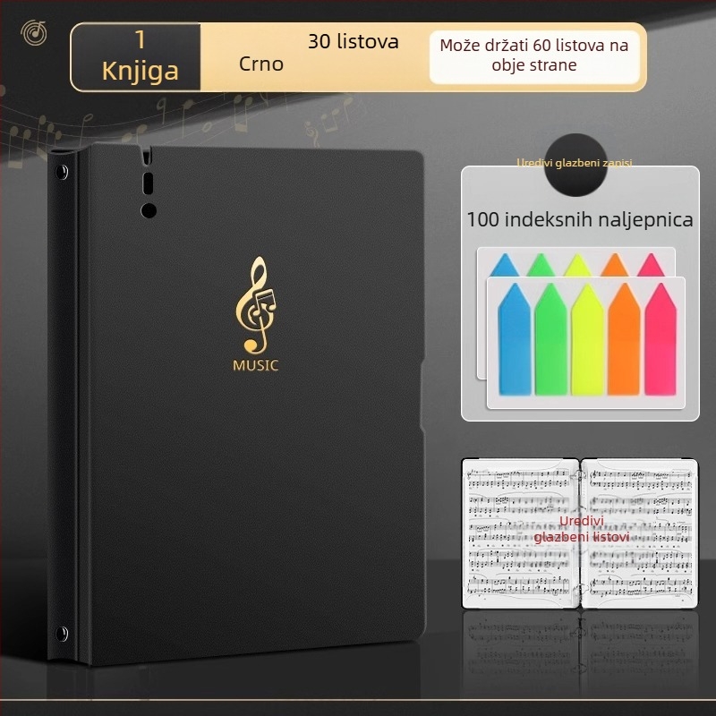 Folder za note – model XWS-LPJ01-0812, Materijal: plastika.