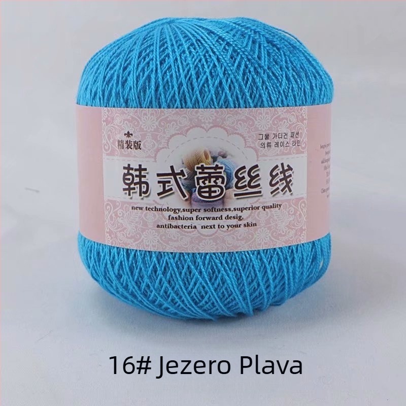 Čipkasti konac za kukičanje, verzija 8 lace, 7s pređa, 1 niti, grupna pređa