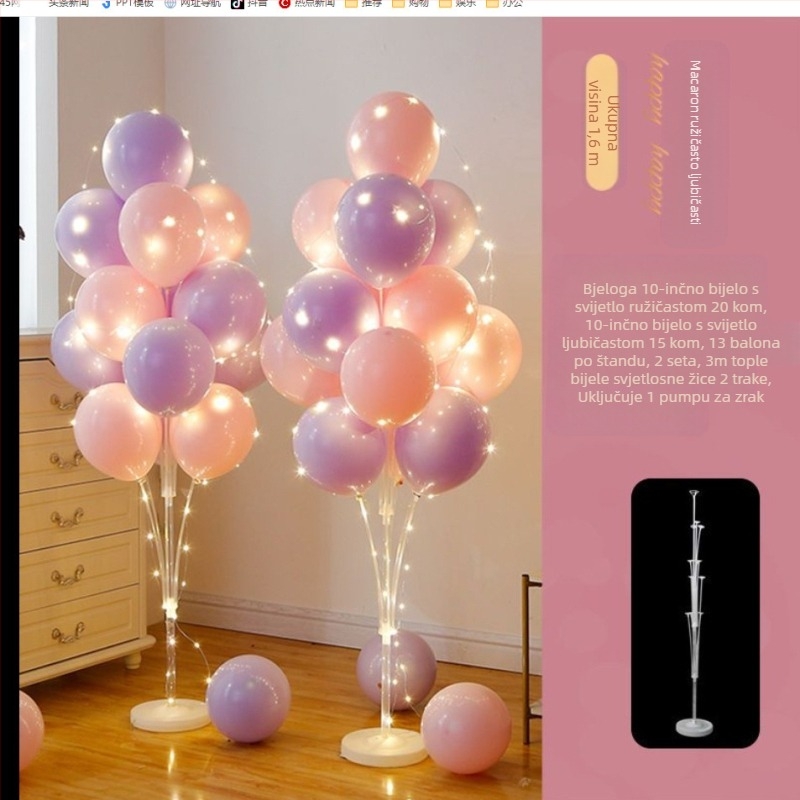 Premium stalne balonske kolone za dekoraciju događaja – idealne za inauguracije, rođendane, mature i školske aktivnosti; Materijal: plastika; Pakiranje: uključeno; Bez prilagodbe; Uvoz: ne; IP odobrenje: ne