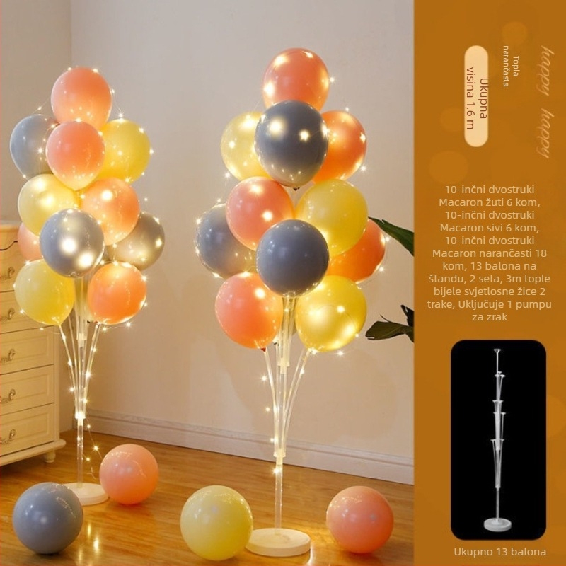 Premium stalne balonske kolone za dekoraciju događaja – idealne za inauguracije, rođendane, mature i školske aktivnosti; Materijal: plastika; Pakiranje: uključeno; Bez prilagodbe; Uvoz: ne; IP odobrenje: ne