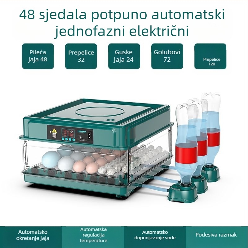 Inkubator – kompaktni kućni, automatski i inteligentni, Wei Qian, IPX8 vodootporan, bez ugrađene baterije