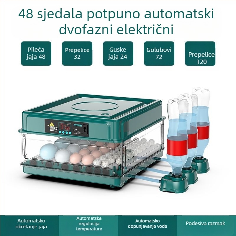 Inkubator – kompaktni kućni, automatski i inteligentni, Wei Qian, IPX8 vodootporan, bez ugrađene baterije