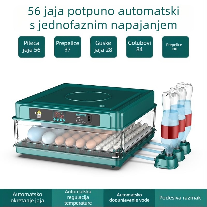 Inkubator – kompaktni kućni, automatski i inteligentni, Wei Qian, IPX8 vodootporan, bez ugrađene baterije