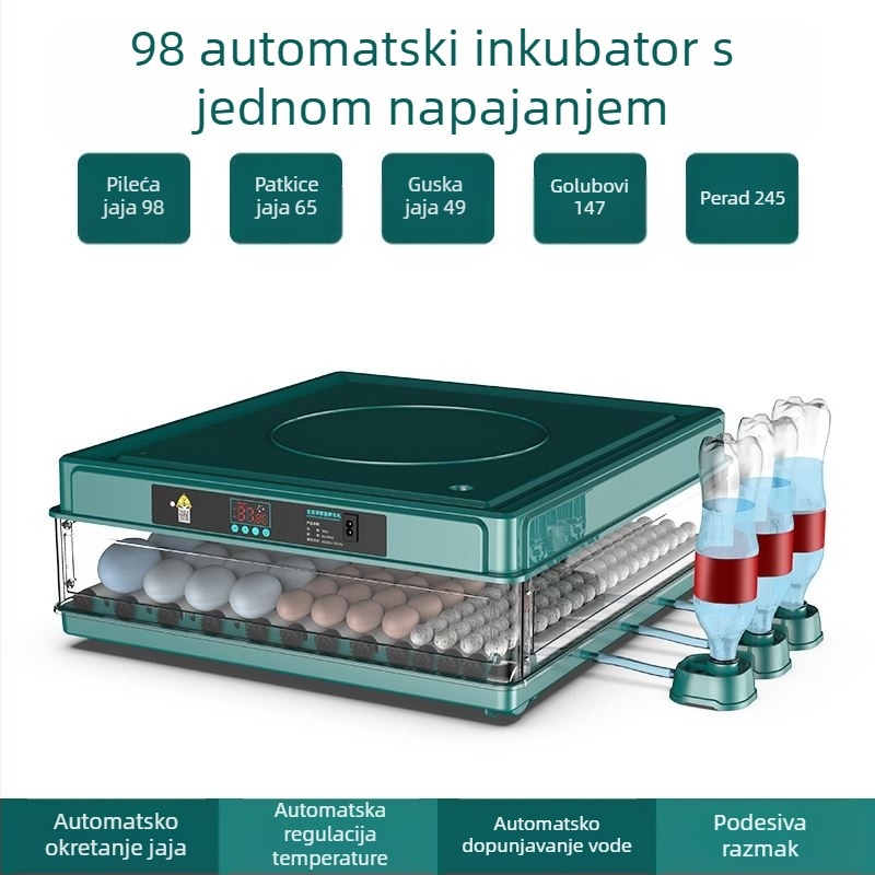 Inkubator – kompaktni kućni, automatski i inteligentni, Wei Qian, IPX8 vodootporan, bez ugrađene baterije