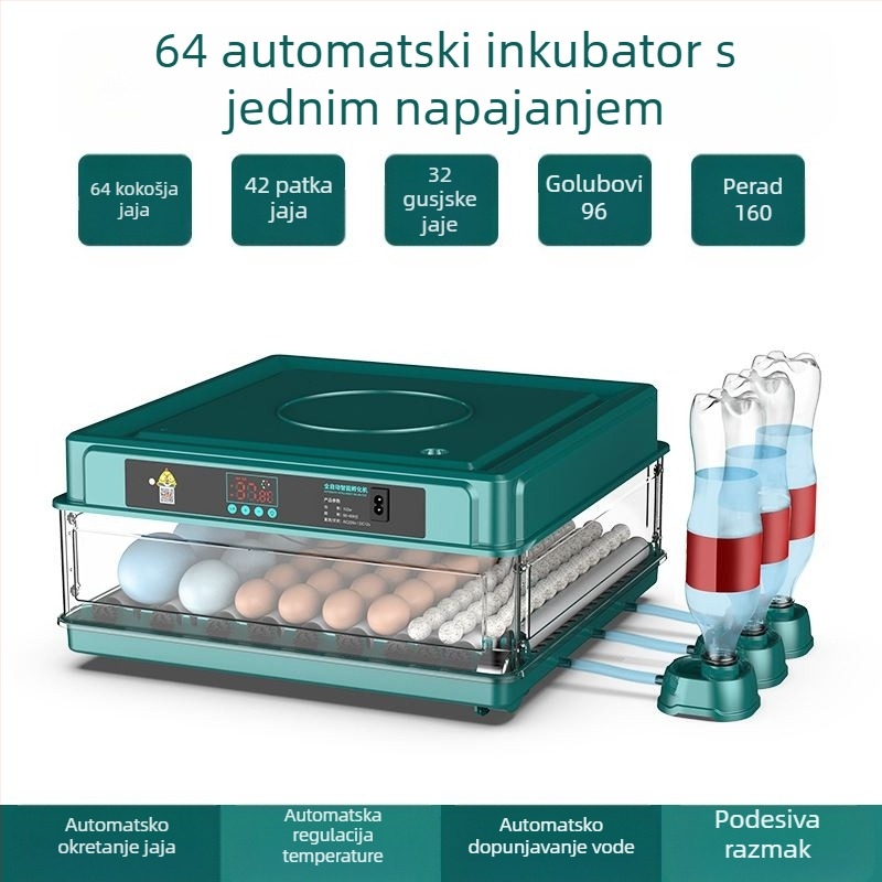 Inkubator – kompaktni kućni, automatski i inteligentni, Wei Qian, IPX8 vodootporan, bez ugrađene baterije