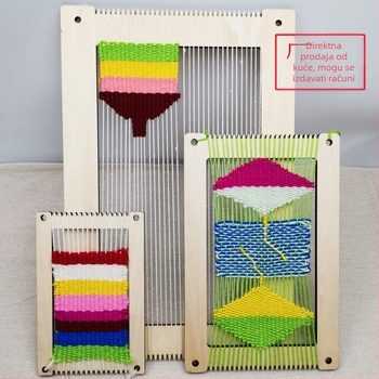 Ručni uređaj za pletenje za djecu – ploča za pletenje vunom DIY
