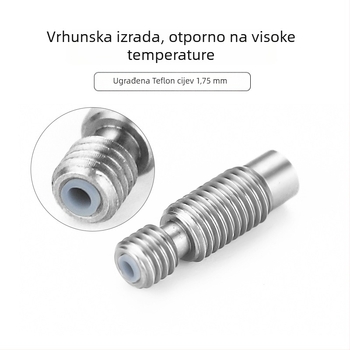 MK8 mlaznica set za 3D pisače, 30-dijelni set s DIY alatom, kompatibilan s CR-8, CR-10, Ender 3/3S/5/6