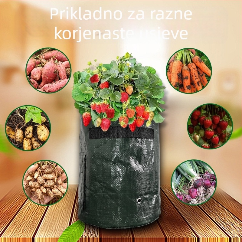 PE vreća za sadnju, dišuća ekološka vreća za kućno vrtlarenje, projekti zelenila i balkonski vrtovi, vreća za rast biljaka