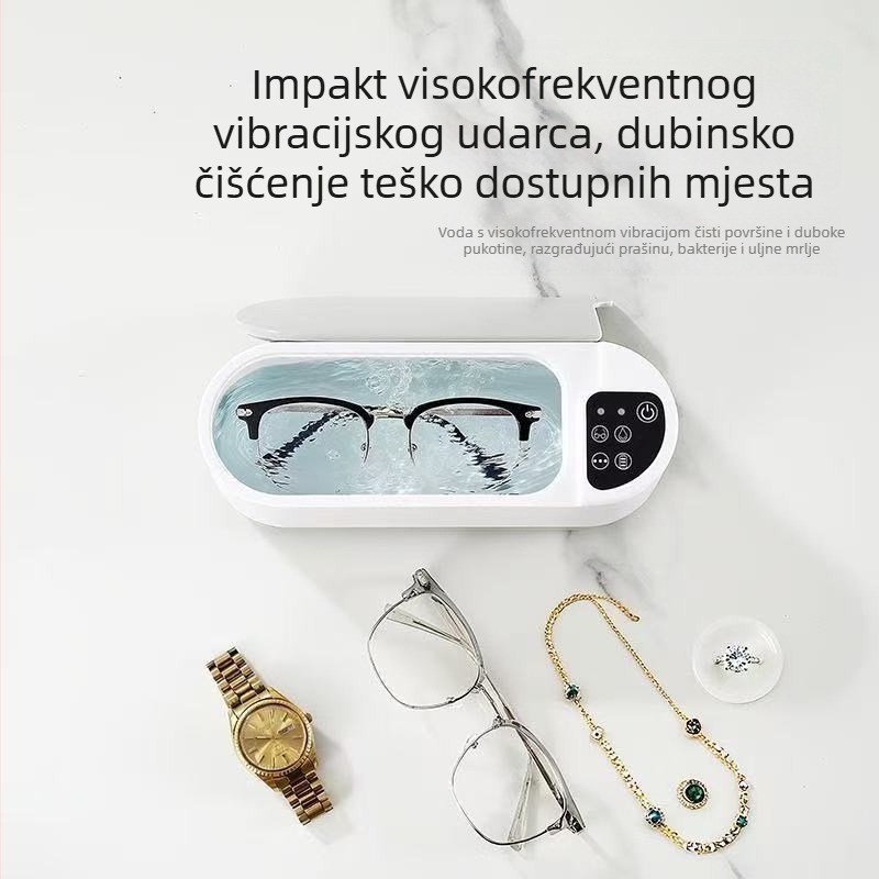 Ultrazvučni čistač za naočale, nakit, ortodontske aparate i kontaktne leće — USB napajanje, 5V, 50W, kapacitet 300 ml