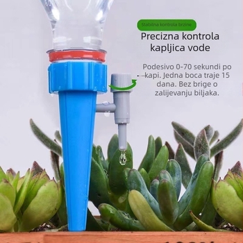 Uređaj za kapljično navodnjavanje — PP materijal, podesivo, kapacitet 1, težina 9–10 g, za kućnu upotrebu vrtova