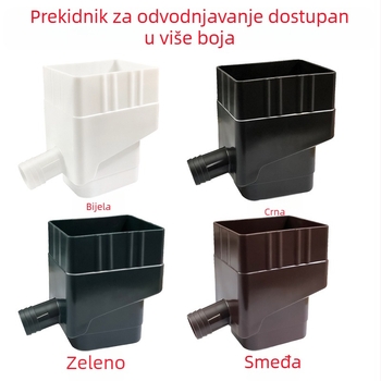 Sustav za skupljanje kišnice s razdjelnikom oluka — spoj vodovodnog cijevi (bez uvoza)