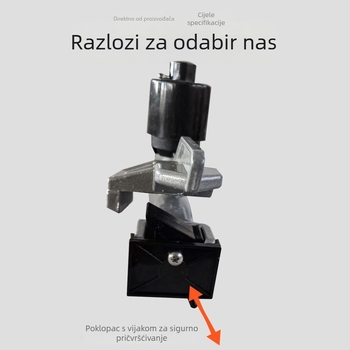 Prskalo za navodnjavanje od aluminijske legure, 360° rotacija, automatska rotacijska atomizacija, dugačak domet i visok kut polijevanja za uzgoj kultura i krajobrazno navodnjavanje