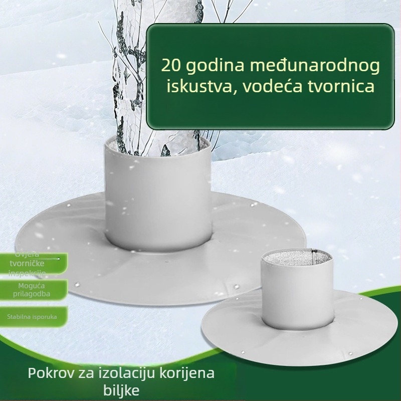 Model 44632: Netkani materijal – omot za izolaciju korijena biljke sa remenom za stezanje i Velcro zatvaračem