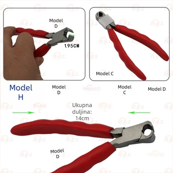 Klešta za podešavanje naočala – set alata od nehrđajućeg čelika, šiljat vrh, za izradu nakita