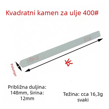 Soochow Mill Silicij-karbid oli kamen trak za poliranje – kružni/trojkutni oblik, za jade, jadeit, ahat, jantar i metalni nefrit