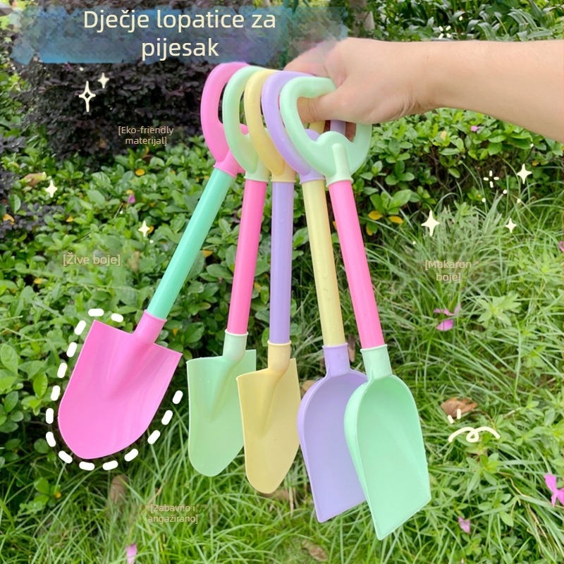 Plastična lopatica za pijesak za djecu, uzrast 4–6 godina, Hongqi