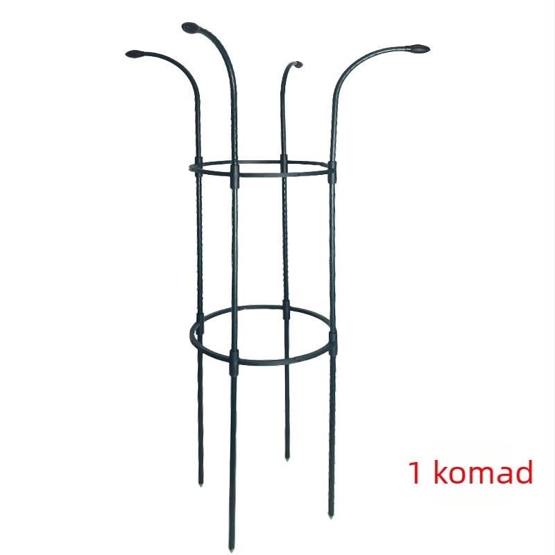 Stalak za cvijeće u obliku kišobrana za penjačke biljke, vanjski vrtni okvir, podrška za ruže i Clematis, promjer cijevi 11 mm