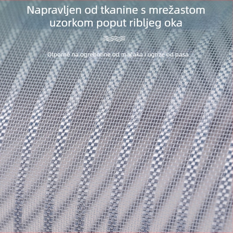 Zaslon protiv komaraca za vrata s dijamantnom mrežom, bočno otvaranje, magnetsko zatvaranje, spavaća soba, zavjesa za vrata s Velcro-om