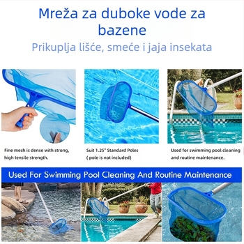 Yutong mreža za čišćenje bazena s dubokim džepom