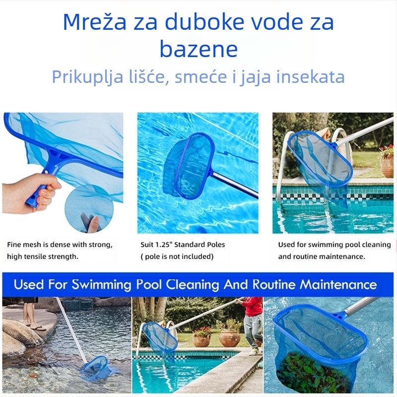 Yutong mreža za čišćenje bazena s dubokim džepom