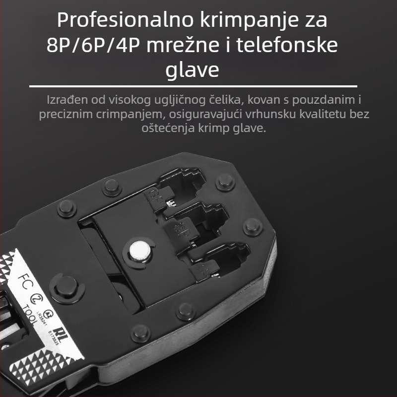 Set alata za krimpanje mrežnog kabla RJ45 Cat5/Cat6