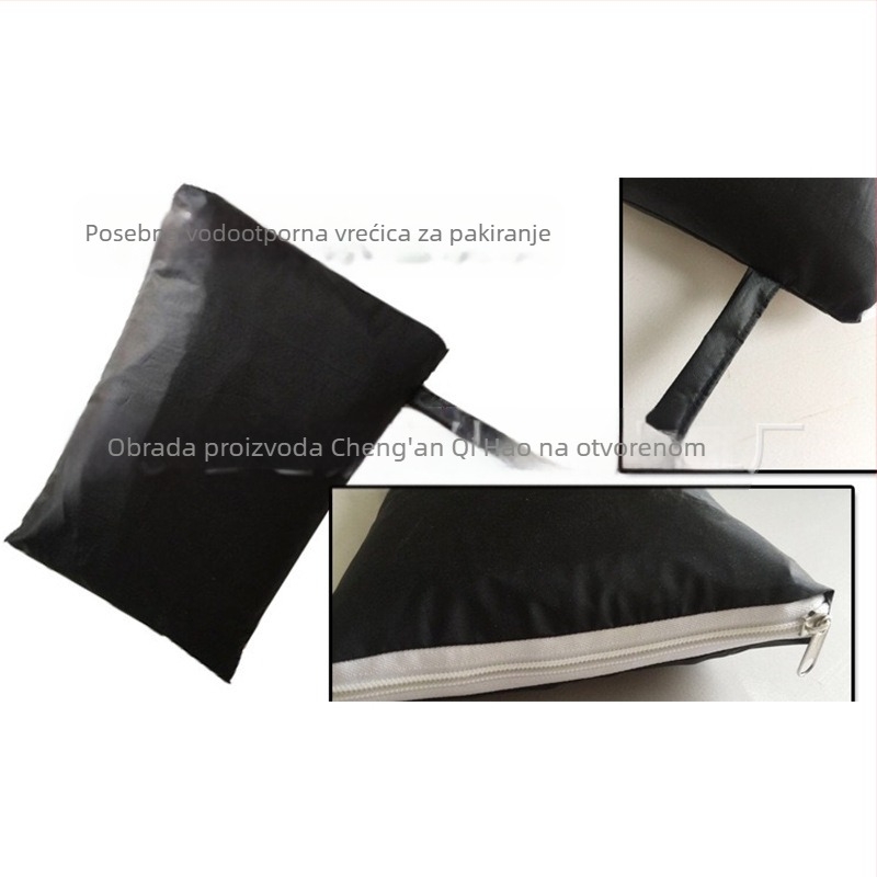 Poklopac za kavez za zeca, kvadratičnog oblika, od tkanine 210D Oxford s PU srebrnim premazom, prašinu otporan, vodootporan i UV zaštita, logo tiskani, u vodootpornoj torbi za pohranu sa zatvaračem