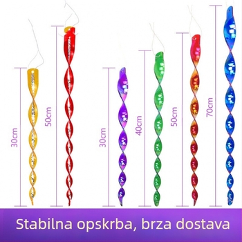 Plastična reflektivna štapić za otjerivanje ptica, 10 kom, marka Min yin, za ukrašavanje vrta i otjerivanje ptica, izdržljiva