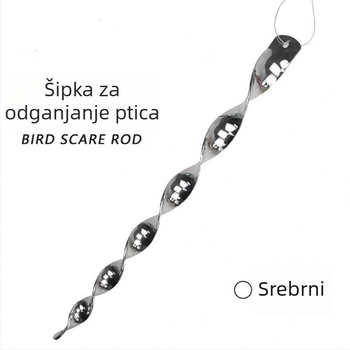 Plastična reflektivna štapić za otjerivanje ptica, 10 kom, marka Min yin, za ukrašavanje vrta i otjerivanje ptica, izdržljiva