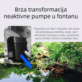 Adapter za fontanu ribnjaka za potopnu pumpu – DIY set fontane, oprema akvarija, plastika, 300 g, marka Player baby
