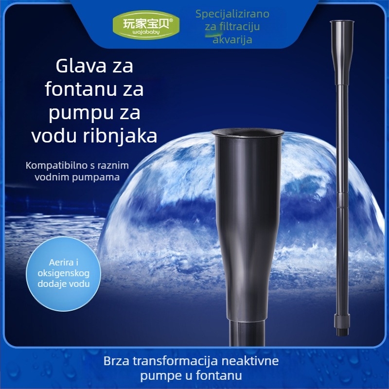 Adapter za fontanu ribnjaka za potopnu pumpu – DIY set fontane, oprema akvarija, plastika, 300 g, marka Player baby