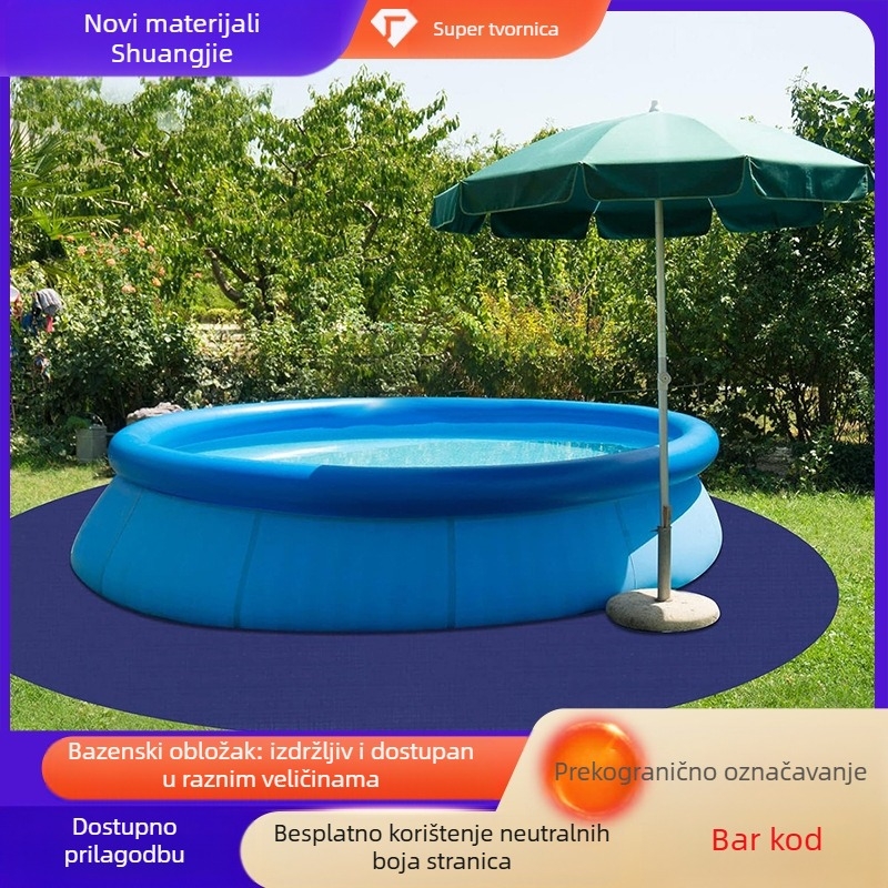Kružni liner za bazen - poliester geotekstil, otporan na probijanje, protuklizni, geomembrana