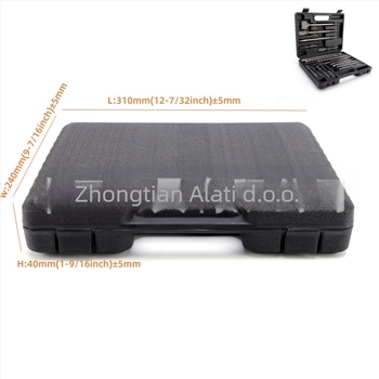 Set bušilica za čekić, 17 komada, okrugli osovinski dio, dvostruki žljebovi, za bušenje u zid i beton