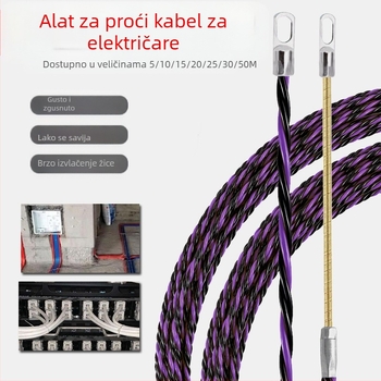 Alat za provlačenje kablova za električare, trožilni dizajn