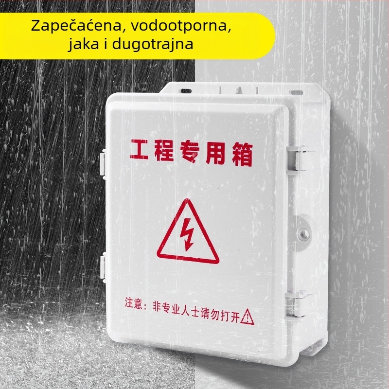 Vanjska vodootporna plastična kutija za nadzor, za routere i razvodne kutije