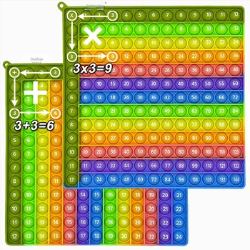 Silikonska edukativna matematička igra za množenje i zbrajanje, neelektrična, višefunkcionalna, za uzrast 15–35 godina, intelektualni razvoj.
